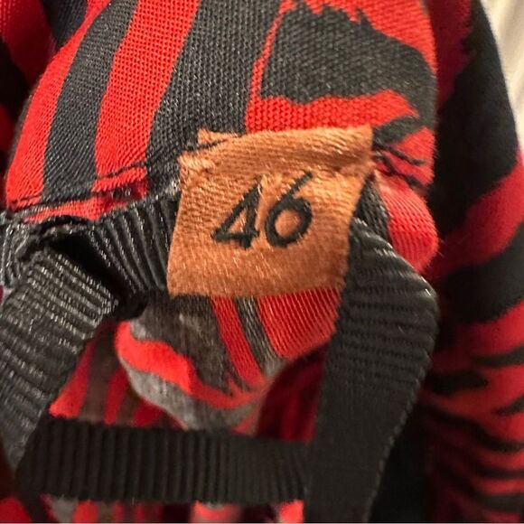 NWT Missoni | 46 / 10 | zebra Red and Black A-Line Skirt branded missoni skirt - Picture 11 of 11